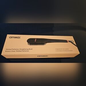 Amika Black and Orange Polished Perfection Brush